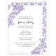 Orchid Damask Invitations Image 6 of 10